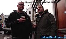 HD video nizozemske prostitutke, ki daje oralni užitek v visokih petah