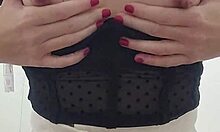 Homemade video of girl pleasuring herself in the mall