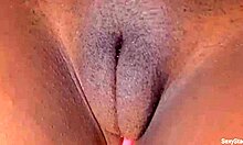 Pacar dewasa seksi dengan bibir vagina yang juicy menikmati seks oral