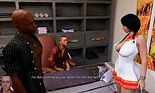 アナスの情熱的な情事6 - 3Dゲームのヘンタイで胸と若い男性をフラッシュ