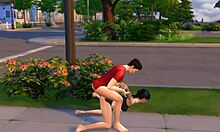 Najstnica Sims 4 dekle postane poredno s kondomom