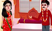 Intialainen kotiäiti harrastaa kiellettyä intohimoa tytärpuolensa kanssa kuumassa videossa