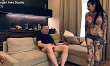 Vecchio e giovane in un video di sesso ceco fatto in casa