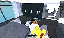 Gaycum's intimate encounter with his friend in a homemade Roblox condo