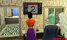 Hinata dan teman-temannya mengeksplorasi kenikmatan threesome di kamar